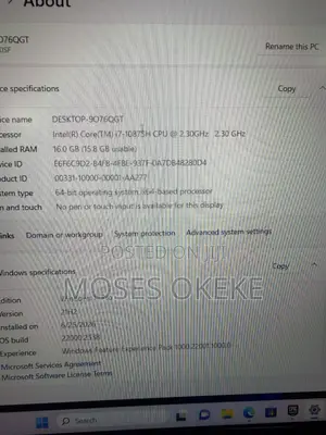 Laptop MSI GE66 Raider 16GB Intel Core i7 SSD 512GB