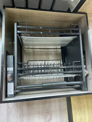 60cm Pull Down Drawer Plate Rack