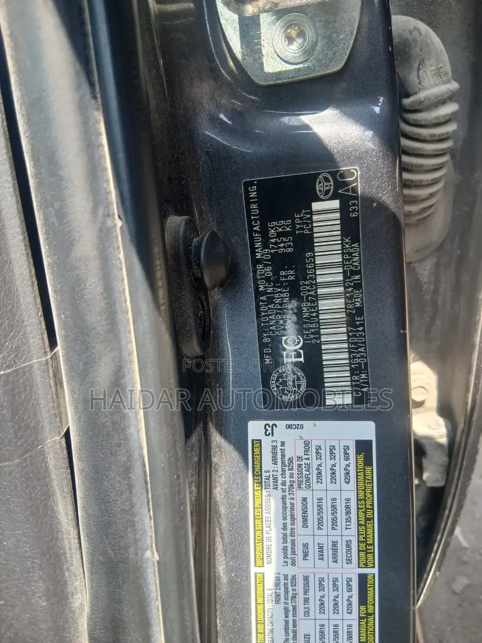 Toyota Corolla 2010 Gray