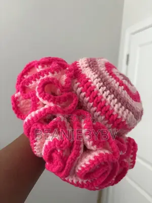 Crochet Ruffle Hat