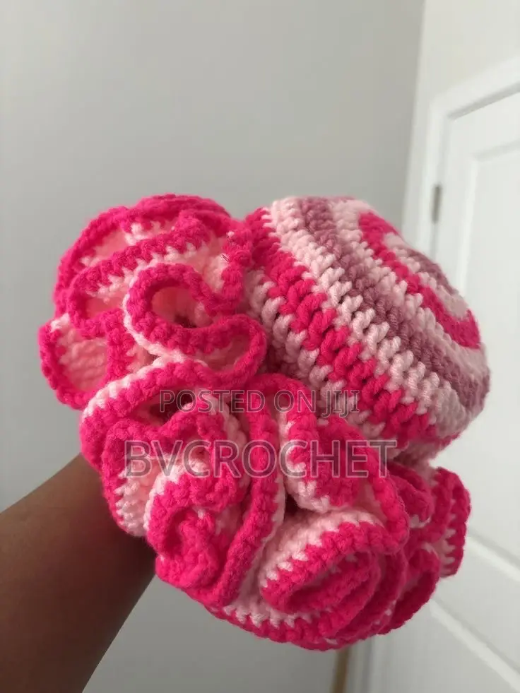 Crochet Ruffle Hat