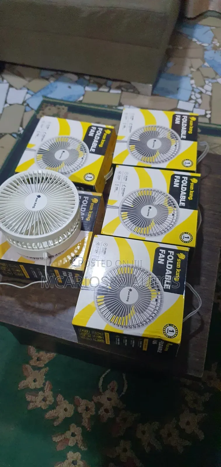 Sun King Foldable Fan