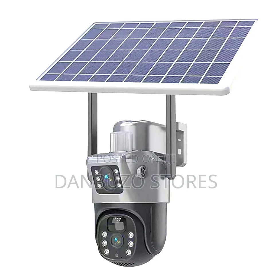 Solar-Powered 4G Surveillance Camera
