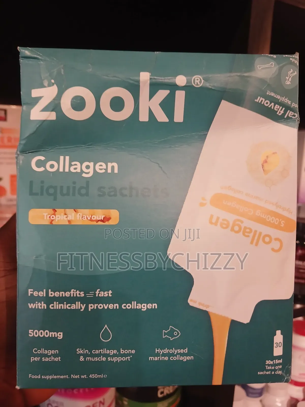Zooki Collagen Super Strength 11000mg Liquid X 30 Sachets