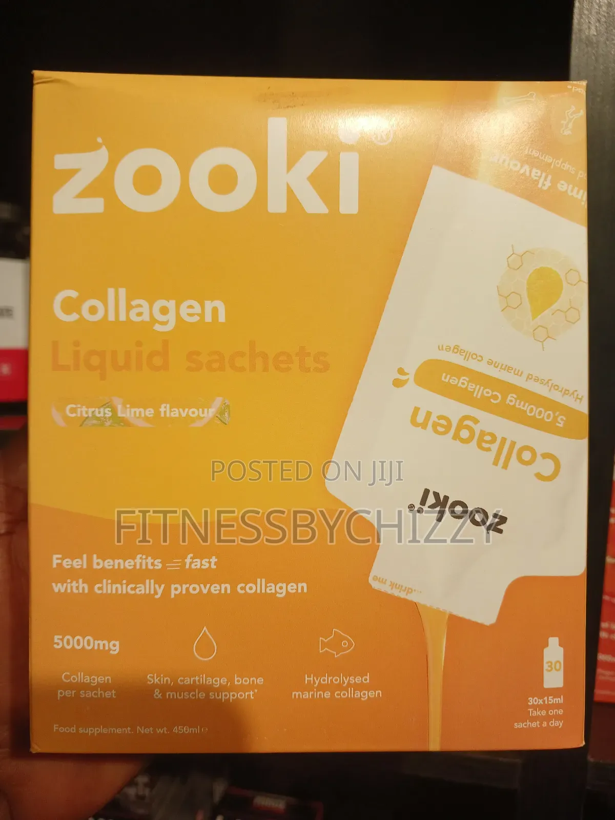 Zooki Collagen Super Strength 11000mg Liquid X 30 Sachets