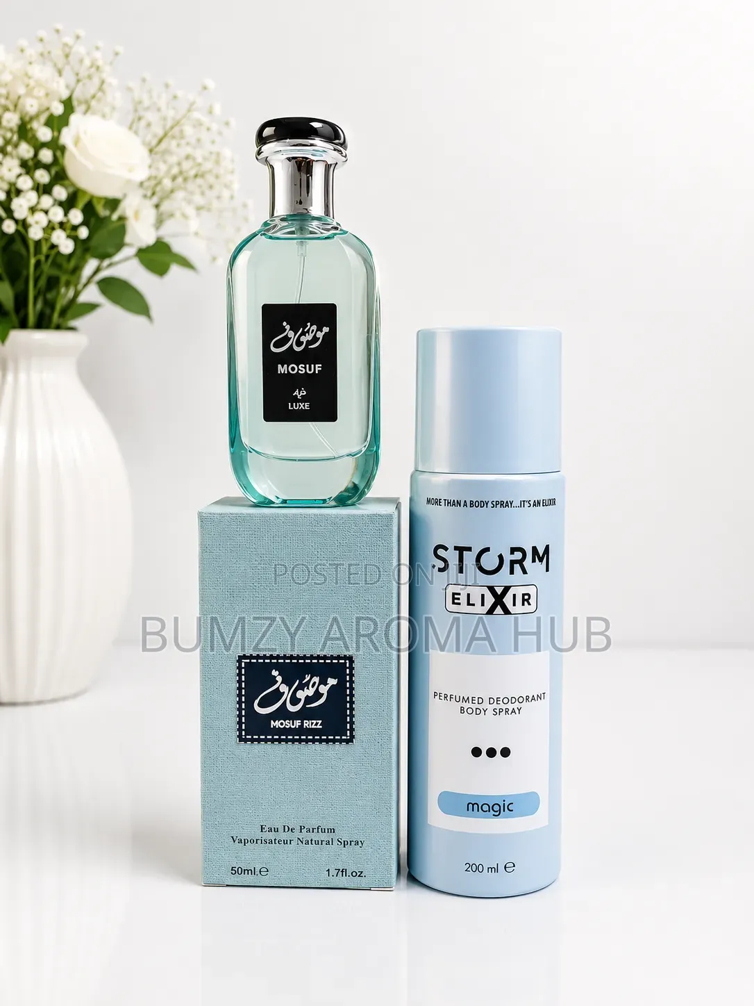 Mosuf Luxe Perfume Storm Elixir Magic Body Spray