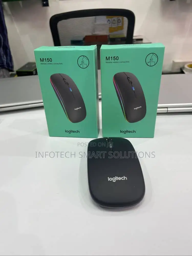 Logitech M15 Wireless Mouse | Portable USB Mouse for Laptop PC