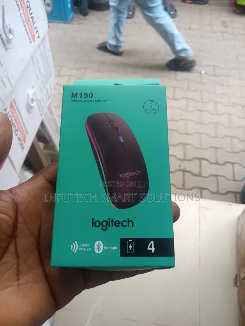 Logitech M15 Wireless Mouse | Portable USB Mouse for Laptop PC