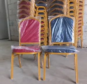 Banquet Chairs With Iron on Back