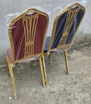 Banquet Chairs With Iron on Back