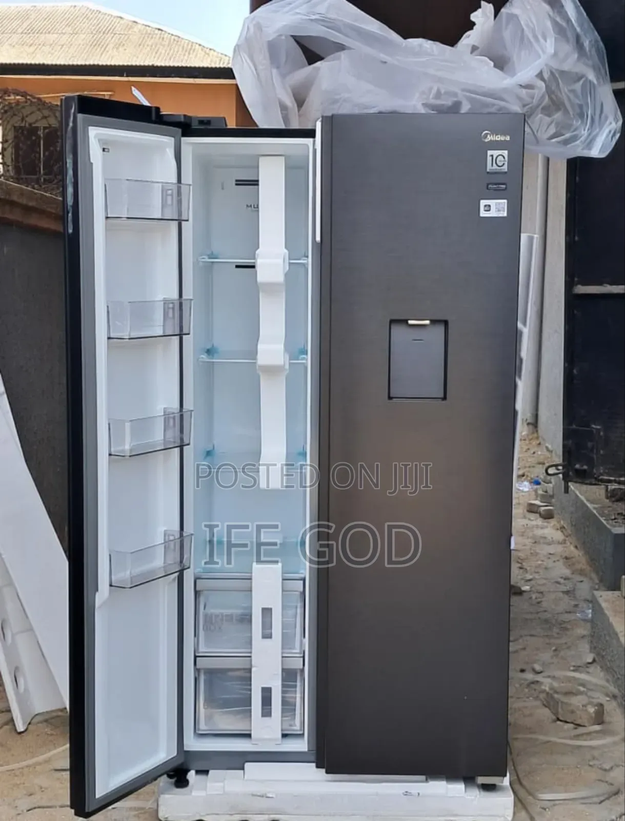 Original Midea Side BY Side Inverter Fridge Freezer Water Dispenser