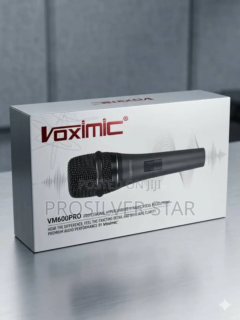 Voximic VM600PRO Professional Hypercardioid Dynamic Vocal Microphone