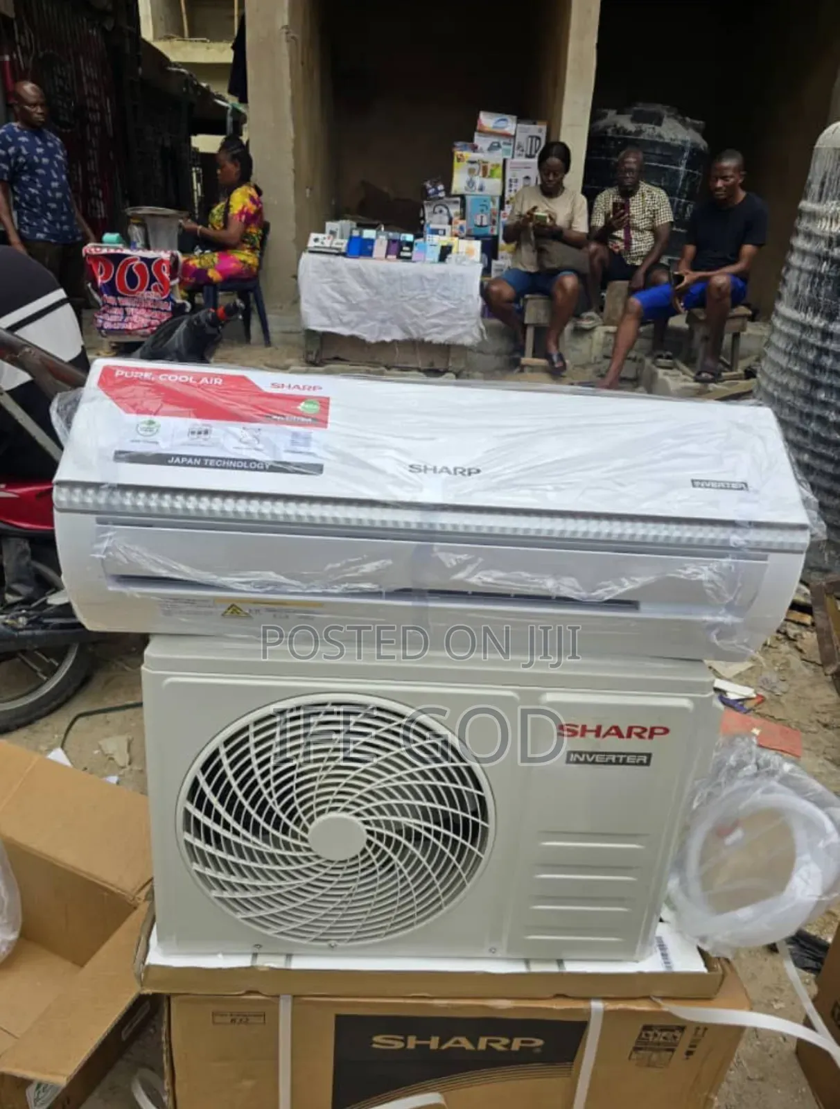 Original SHARP 1.5 HP R410a Inverter Split Unit Air Conditioner Copper