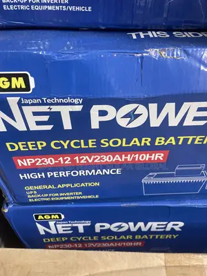 230Ahs 12v NETPOWER Deep Cycle Solar Battery