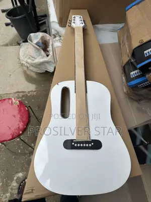 Aiersi 41-Inch Acoustic Guitar (White Gloss Finish)