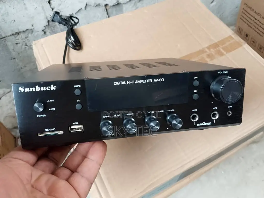 Original Sunbuck 500watts Table Amplifier Bluetooth USB