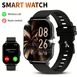 Smart Watch Black Strap