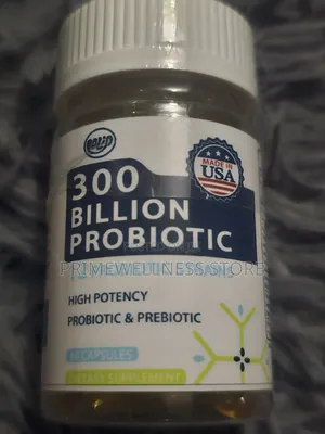 300 Billion High Potency Probiotic Prebiotic, 12 Probiotic Strains