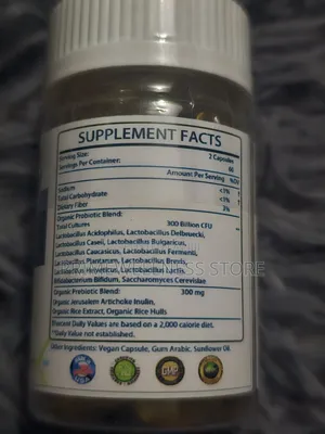 300 Billion High Potency Probiotic Prebiotic, 12 Probiotic Strains