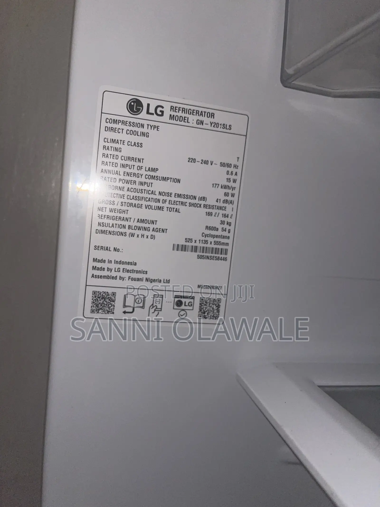 LG Refrigerator