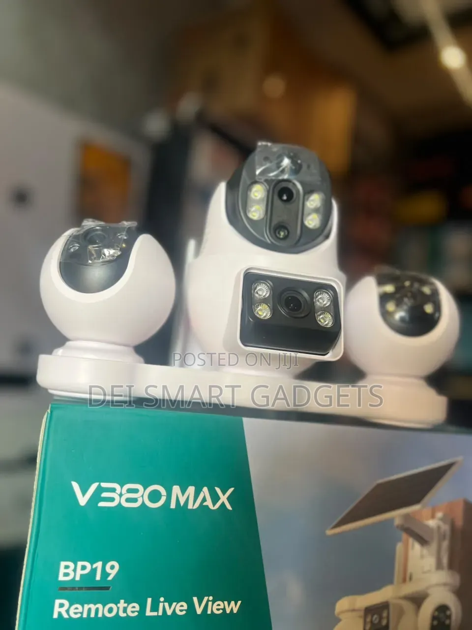 4G 4-Lens Solar PTZ Camera +Free Sim