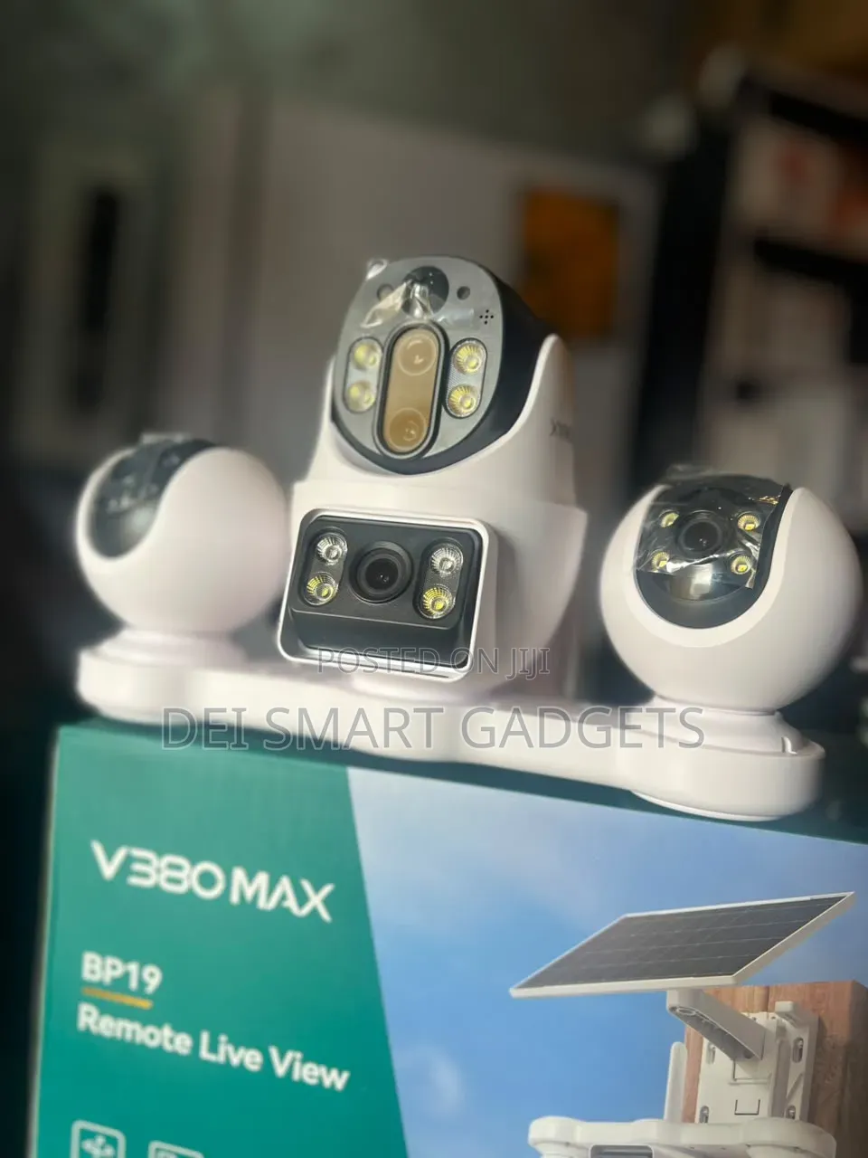4G 4-Lens Solar PTZ Camera +Free Sim