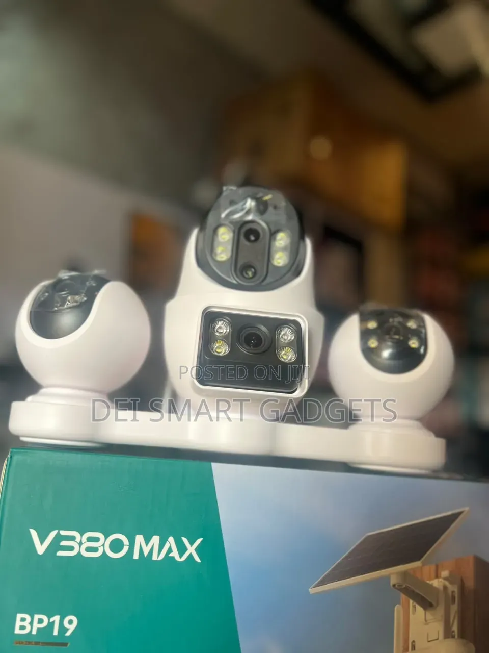 4G 4-Lens Solar PTZ Camera +Free Sim
