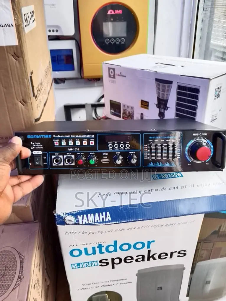 Sonymax Table Amplifier With Bluetooth,USB,equalizer,remote Control.