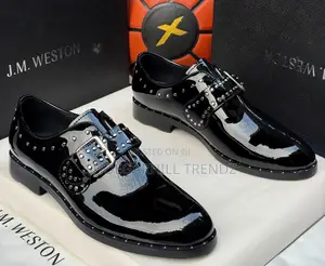 J.M. Weston Buckle Shoes | Refined French Elegance