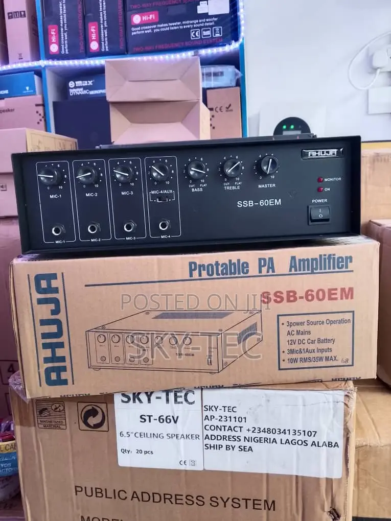 Original Ahuja Amplifier SSB-60em 200watts