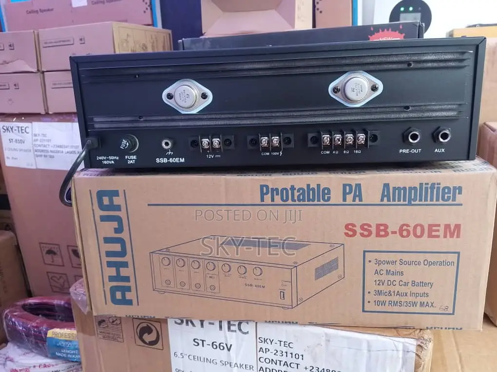 Original Ahuja Amplifier SSB-60em 200watts