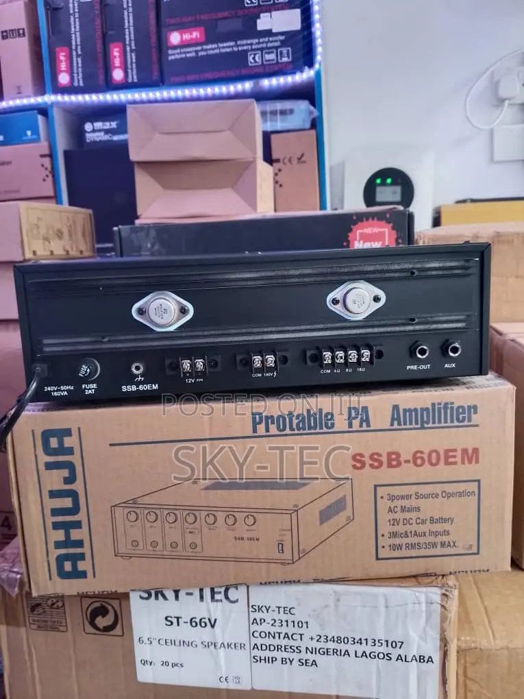 Original Ahuja Amplifier SSB-60em 200watts