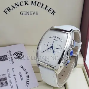 Franck Muller Geneve Leather Strap Wrist Watch