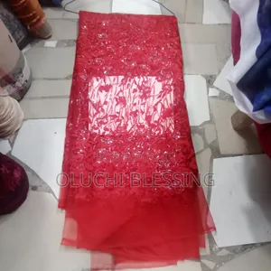Lace With Sequence Design on It (Bale Lace)