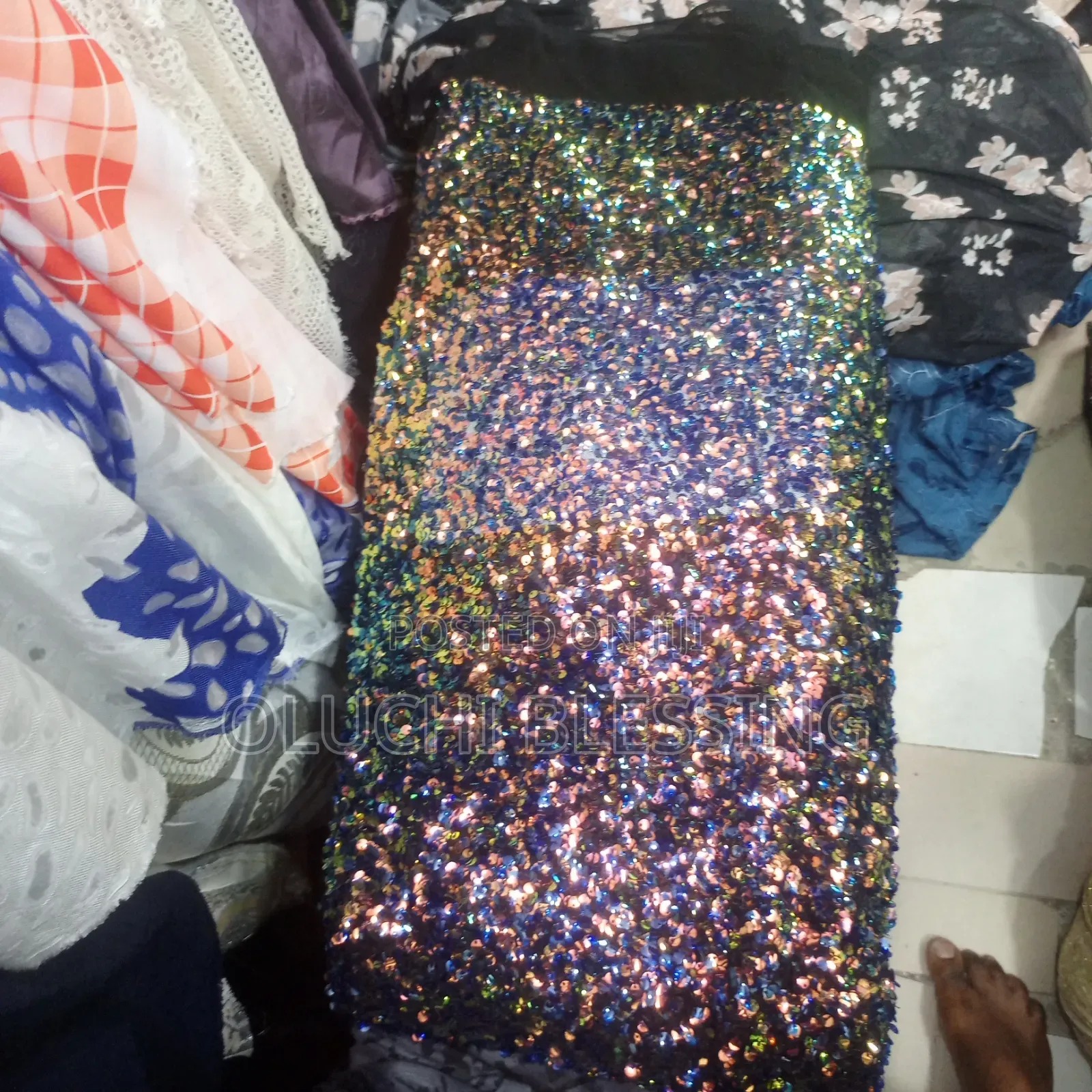 Sequence Bale Sample Material in Different Color