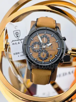 Poedagar Leather Watch