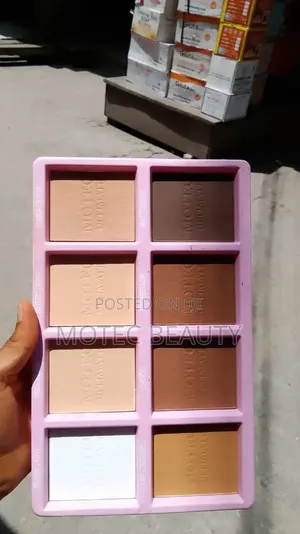 Motec Ultimate 8-in-1 Face Powder Palette – Oil-Control, Matte Kit