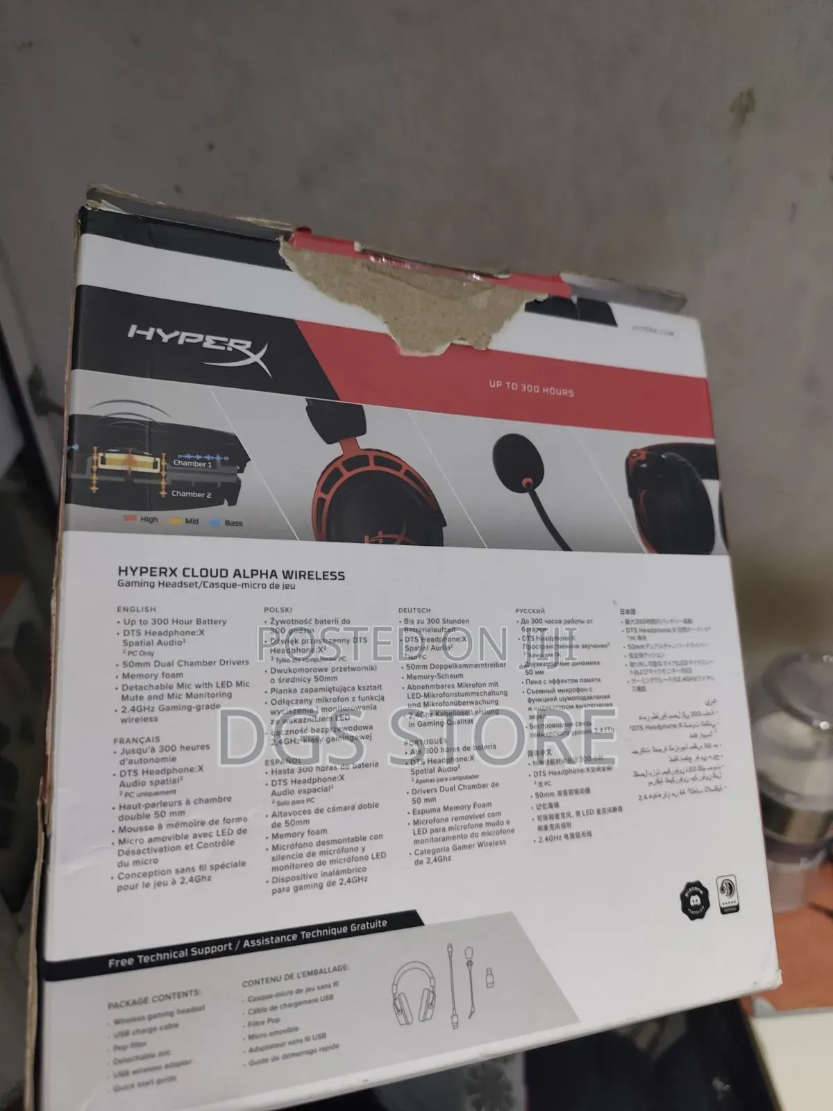 Hyperx Cloud Alpha Wireless Headphone