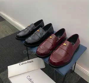 Calvin Klein Quality Luxury Men Genuine Leather Shoe