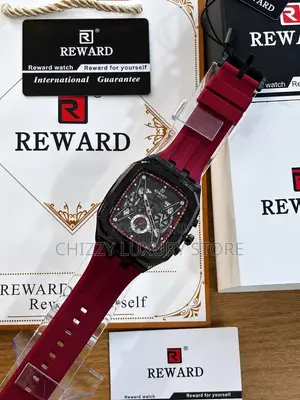 Reward Quality Men Genuine Rubber Watch