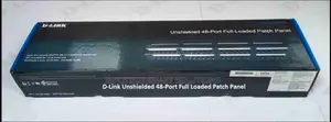 D-Link 48-Port Cat6 Network Patch Panel Rack Mount