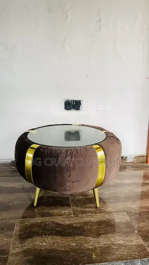 Center Coffee Table With Glass Top for Living Room and Bedroom