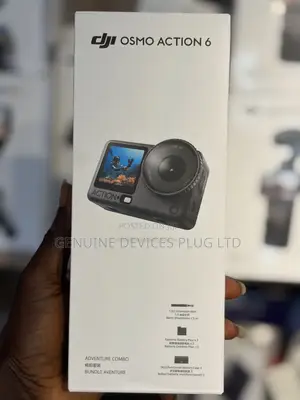 DJI Osmo Action 6 Camera Adventure Combo – Ultra HD, 1/1.1” Sensor