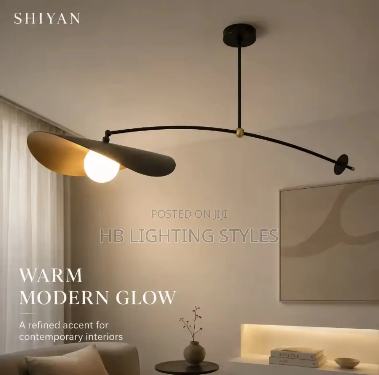 Mobile Long Arm Hanging Lamp