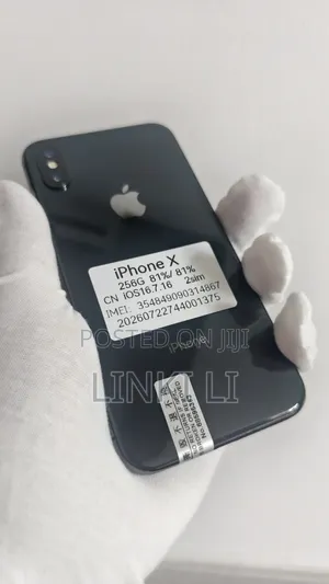 Apple iPhone X 256 GB Black