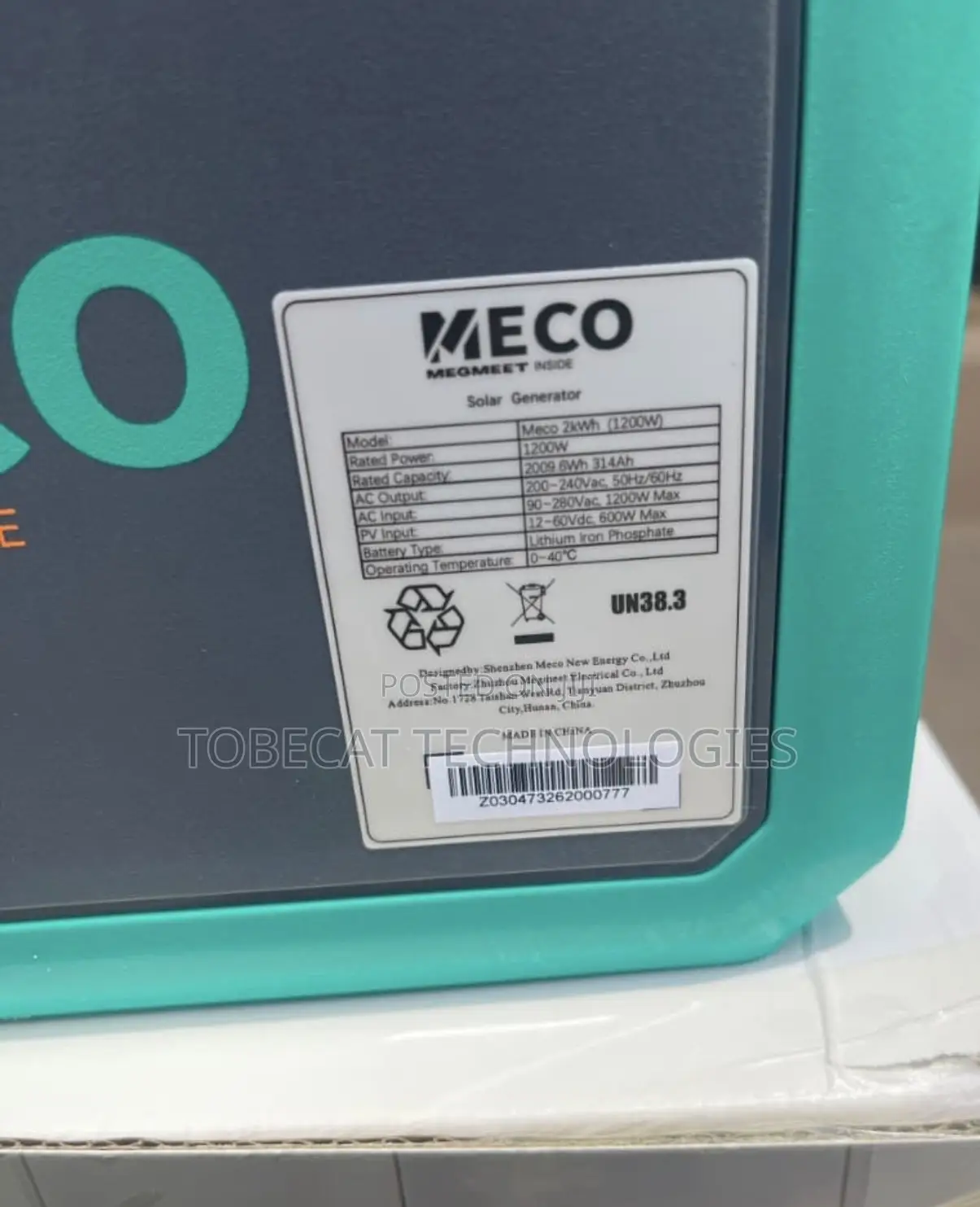 Meco 2000W With 1200W Output