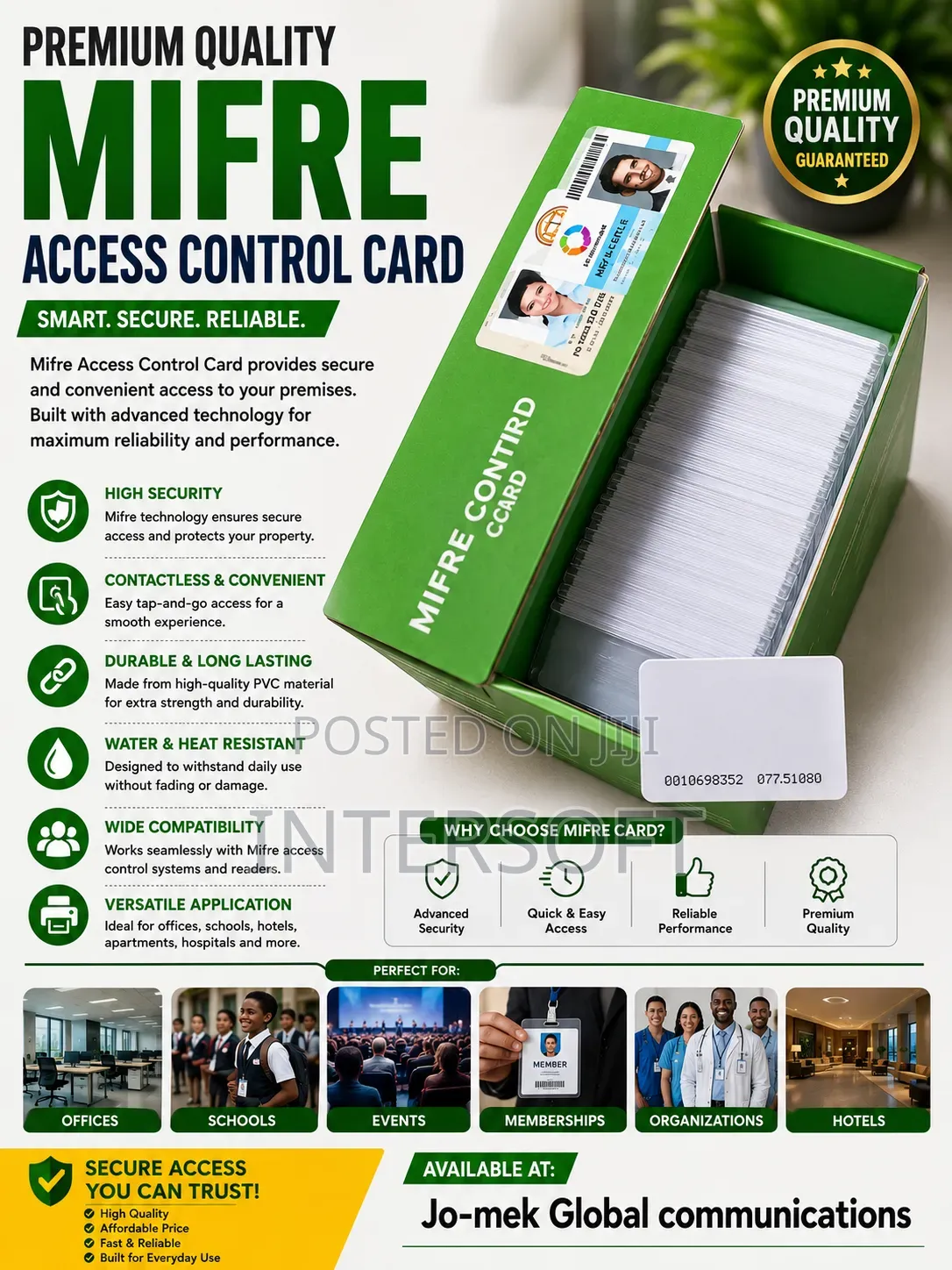 Mifare Access Control Card - Box of 200