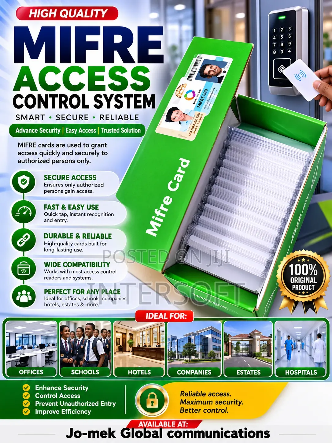 Mifare Access Control Card - Box of 200