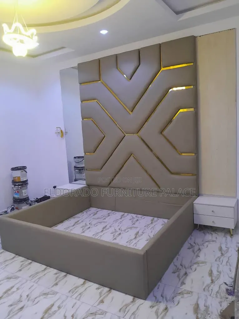 Standard Full Height Set of Padded Bedframes