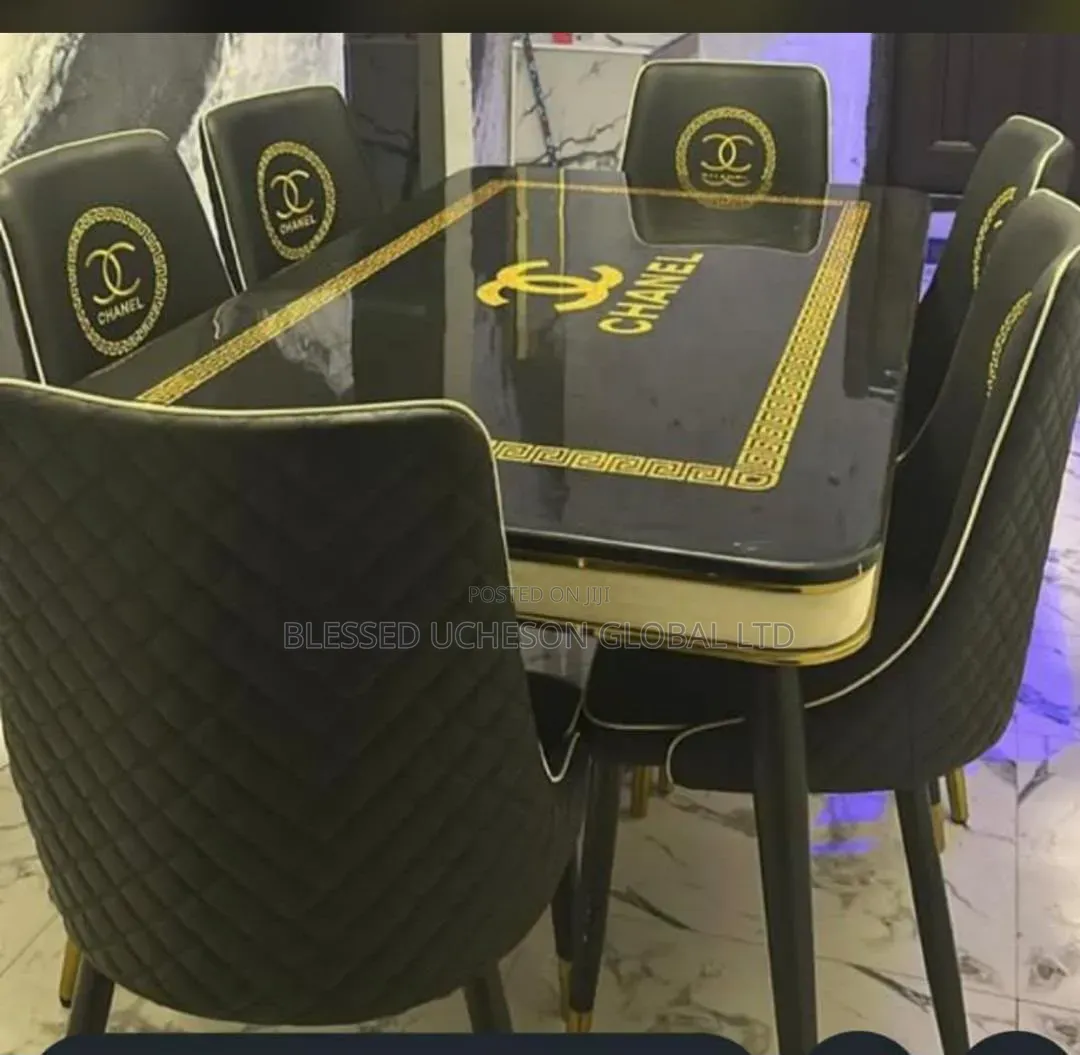 6-Seater Luxury Dining Table Set.